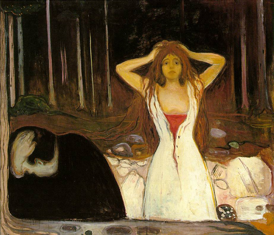 Imagem: "Cinzas" - Edvard Munch