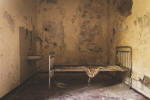 Former hospital used for the hospitalization of psychiatric patients located in Granzette, near Rovigo.