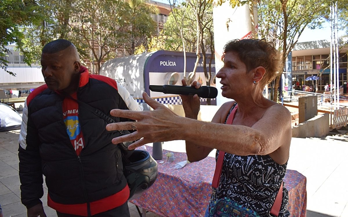 Márcia Caldas, idealizadora do Café com Escuta / Foto: Camila Araujo

